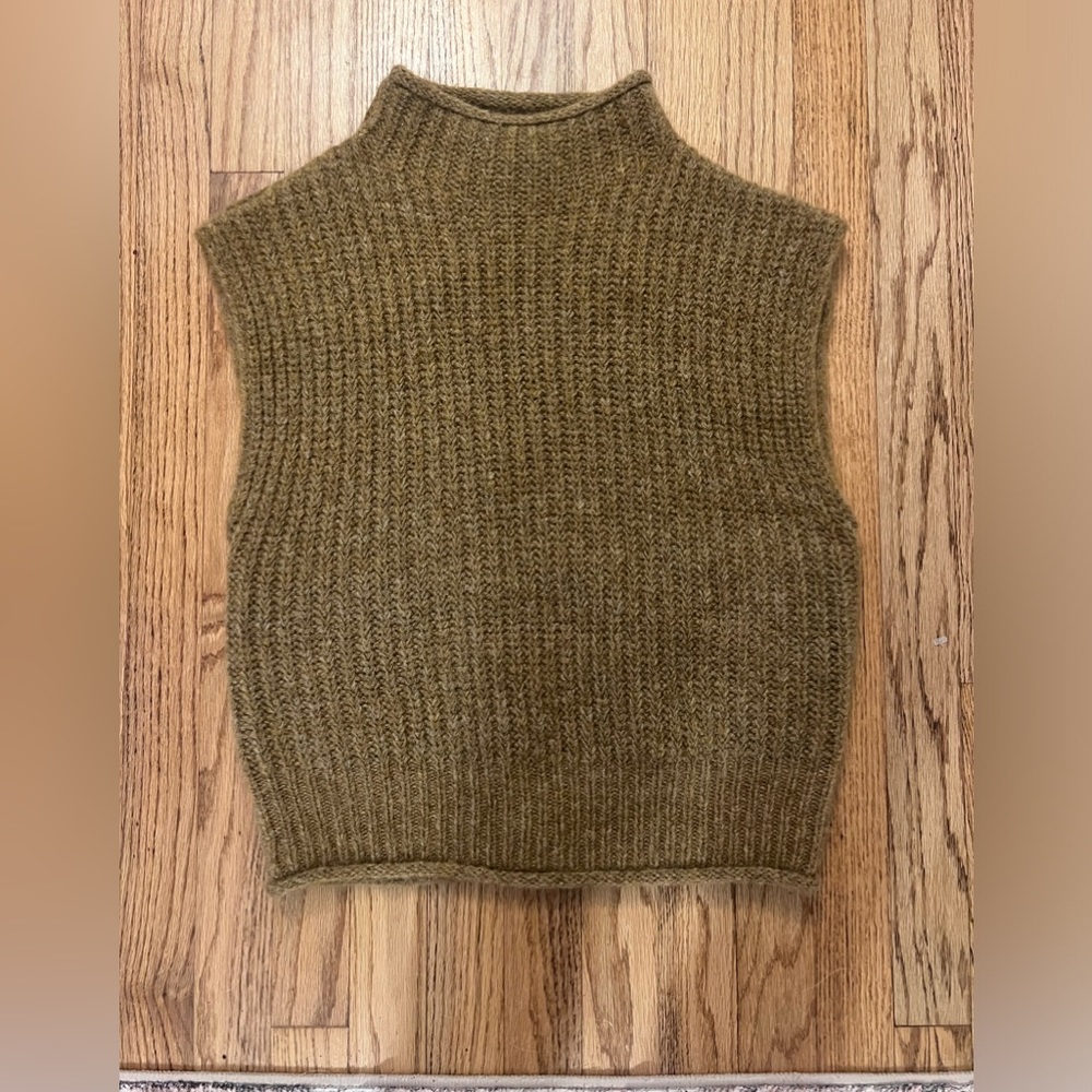Brown madewell sweater vest